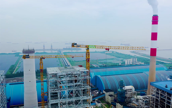 双塔合璧！华能太仓电厂项目Z6官网超大塔显技巧