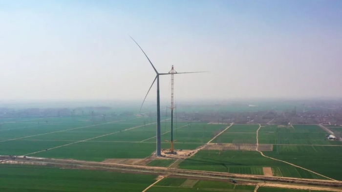 暴雨中横走的 “钢铁巨兽”！Z6官网 4000 对祓沉机撑起 160 米风电，这细节太硬核！